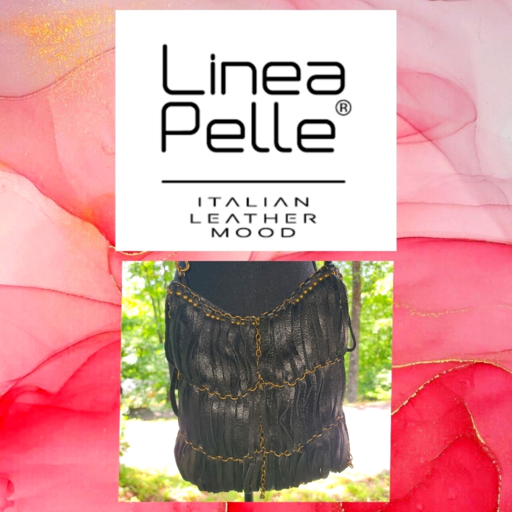 LINEA PELLE leather hobo Handbag